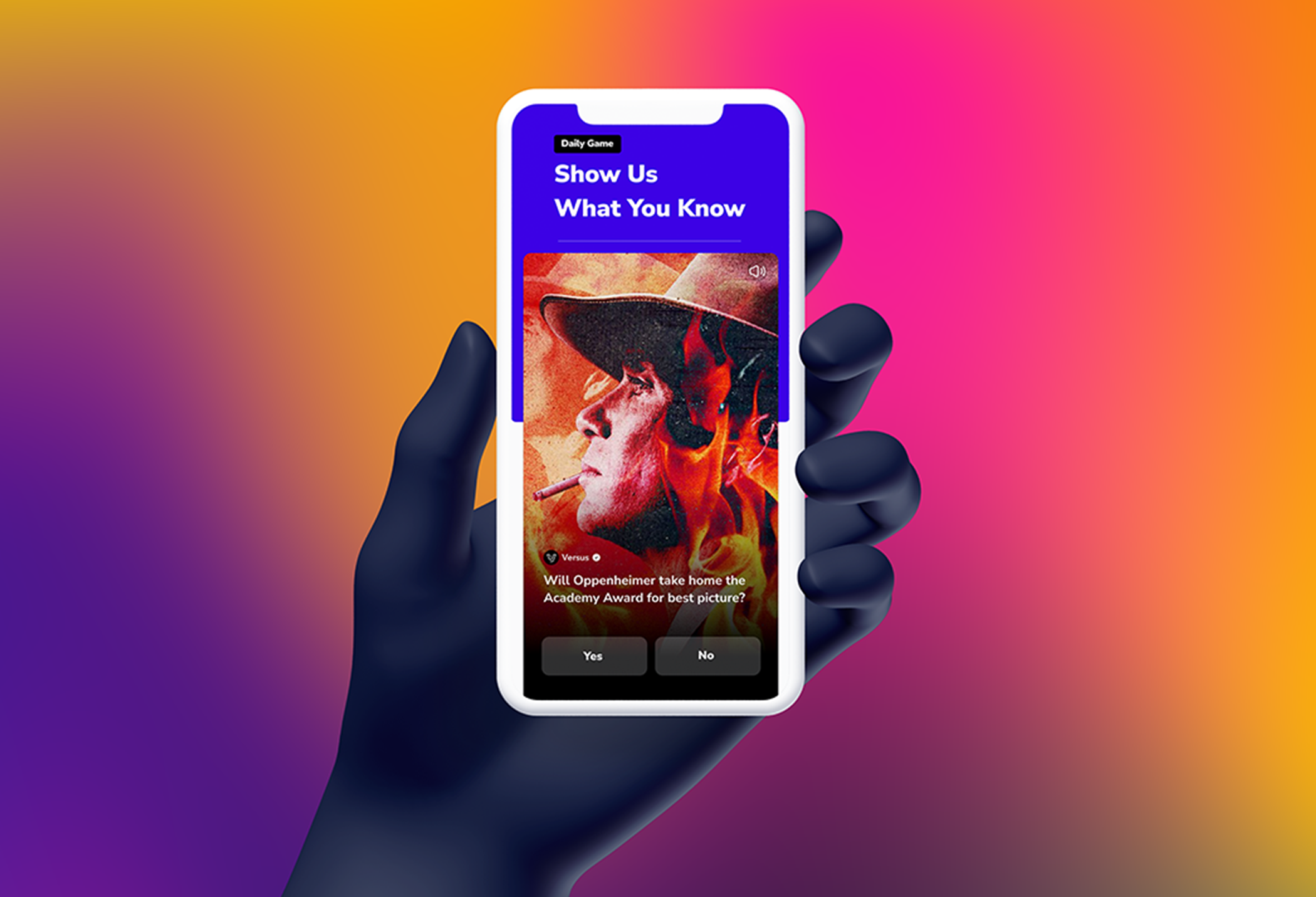 Versus mobile audience experience
